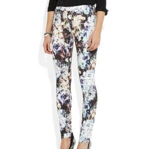Theyskens' Theory Floral Pittell Printed Cotton-Blend Twill Pants